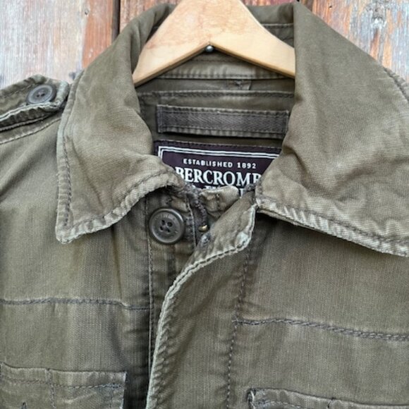 Abercrombie & Fitch Sentinel Jacket Military Green Vintage Size Mens M - Picture 4 of 10
